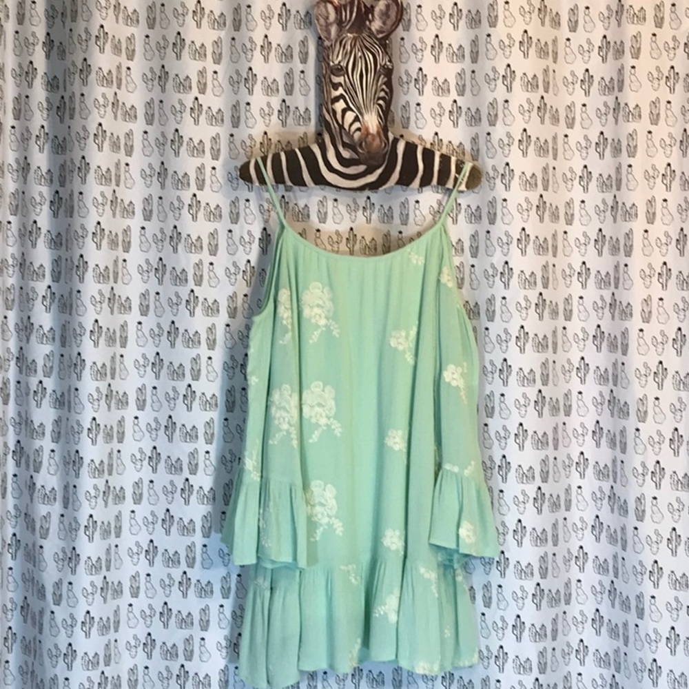 Altar’d States Seama Dress Cold Shoulder
